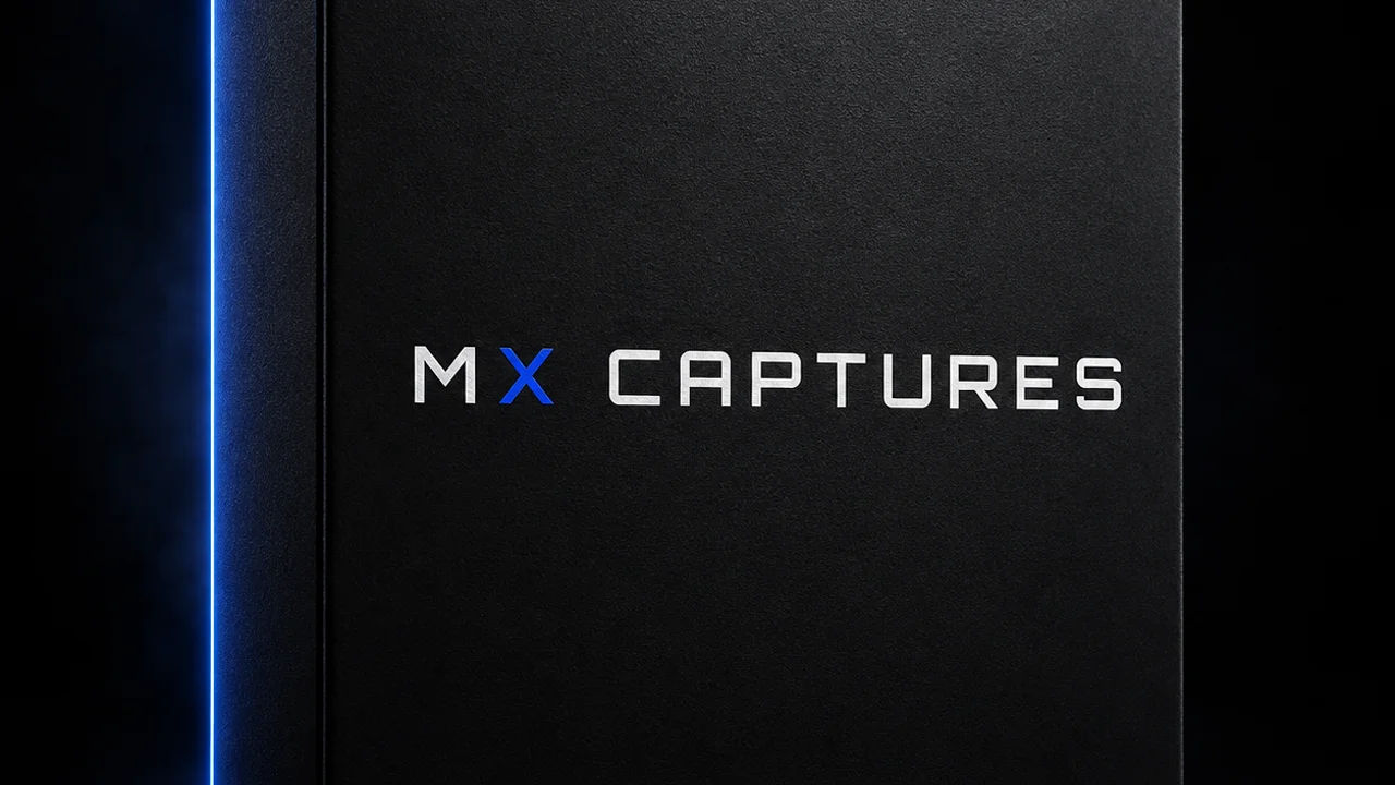 Pack signature MxCaptures : lumière studio, cadrage propre, sur charte. Le même soin appliqué à n'importe quel produit.